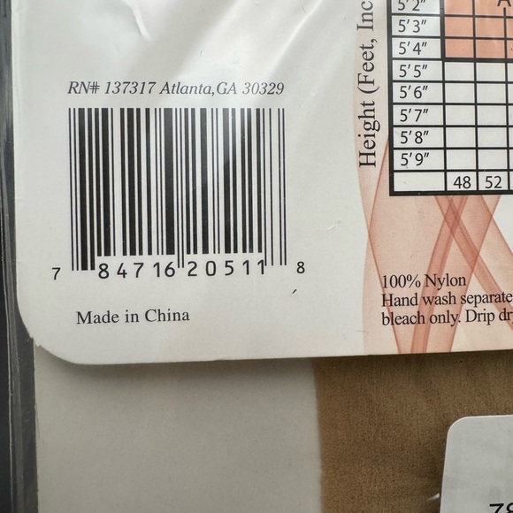 ON THE GO Pantyhose Size B Nude Day Sheer, Invisible Reinforced Toe MADE IN USA! - Picture 8 of 8